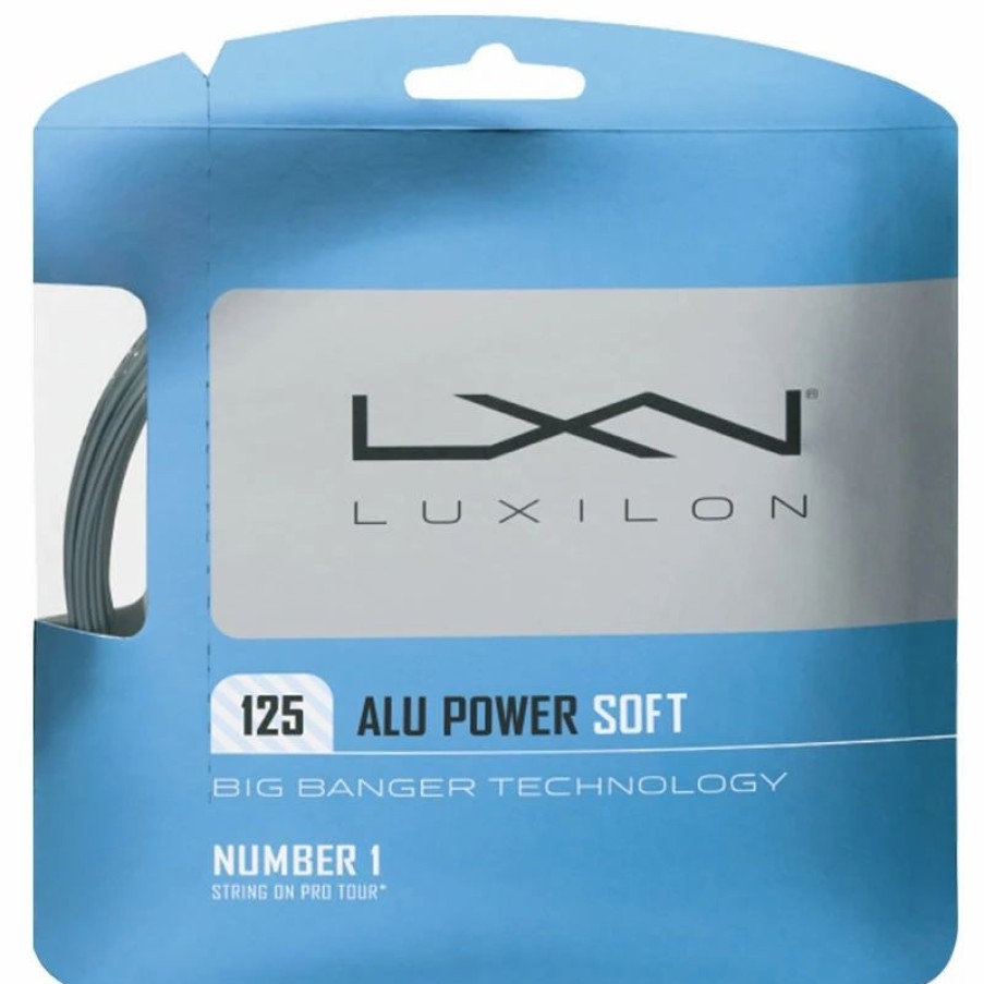 * Sets | Luxilon Alu Power Soft 125 Tennis String Set Silver