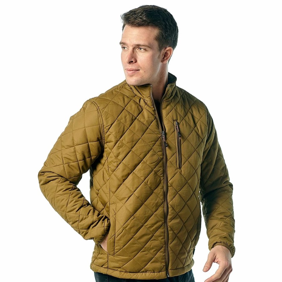 * Coats | Coats Mens Hawke & Co. Diamond Quilted Barn Jacket