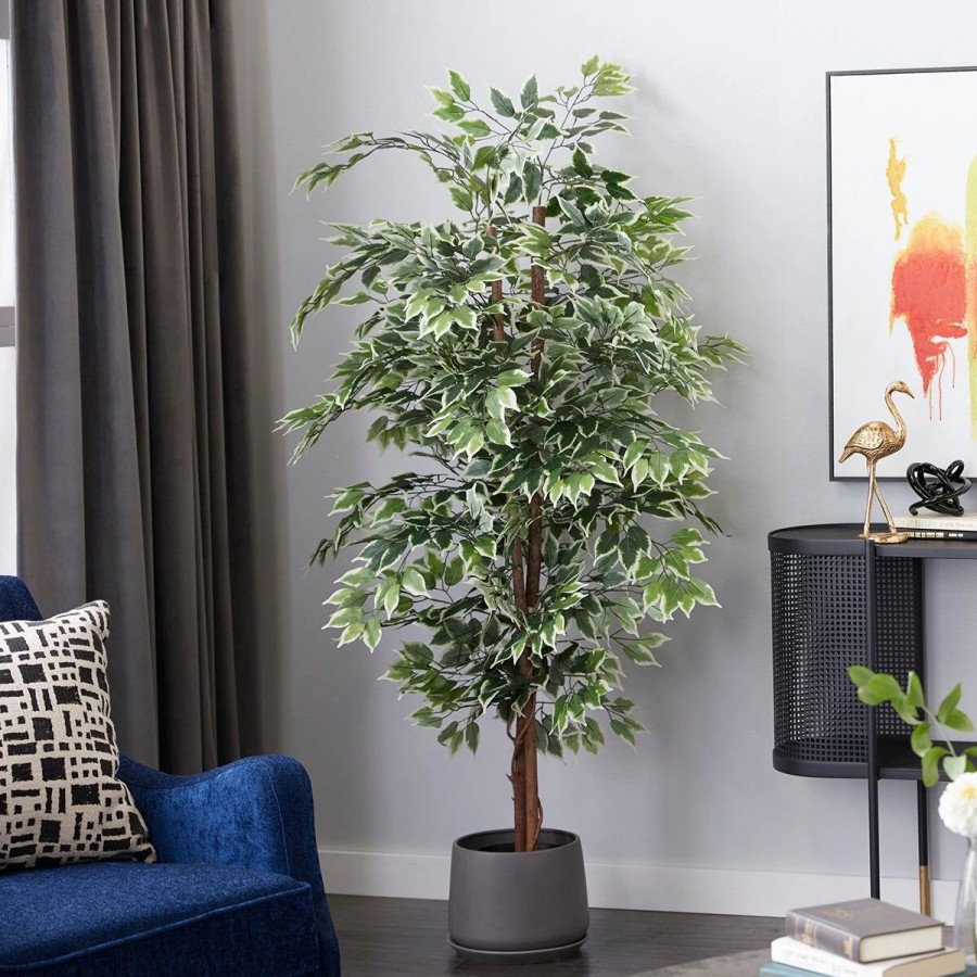 * Artificial Plants | Artificial Plants 9Th & Pike 75In. Artificial Ficus Tree