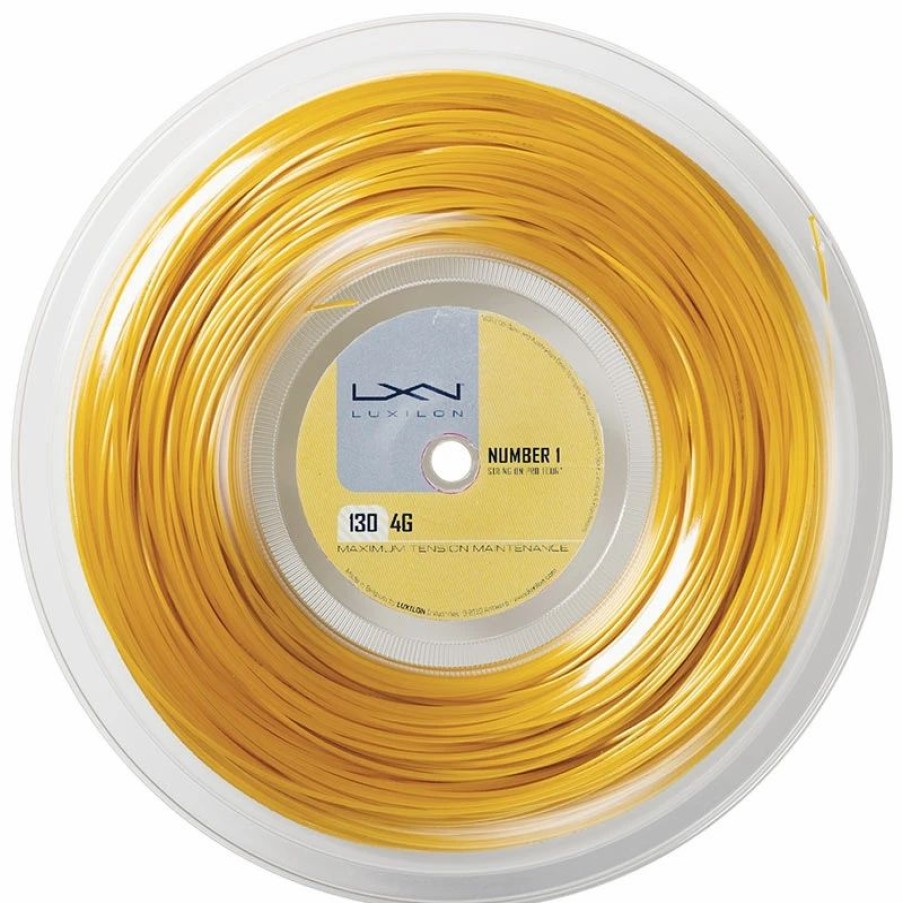 * Reels | Luxilon 4G 130 Tennis String Reel Gold