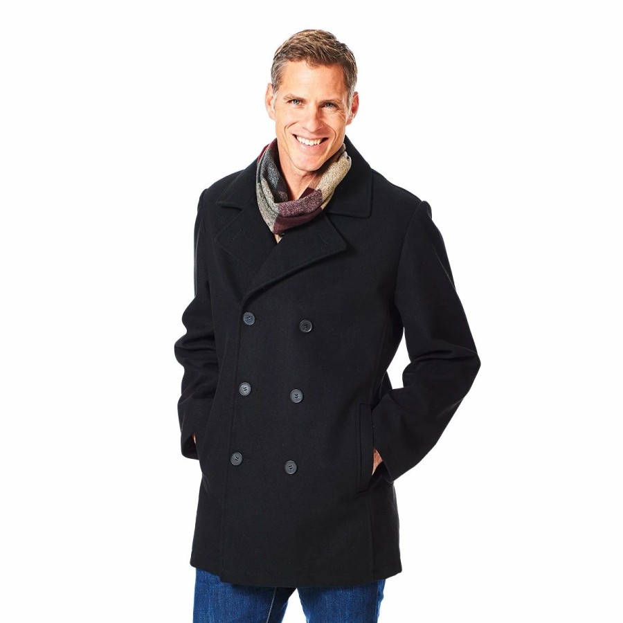 * Coats | Coats Mens London Fog Double Breasted Peacoat