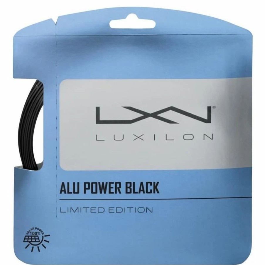 * Sets | Luxilon Alu Power 125 Tennis String Set Black