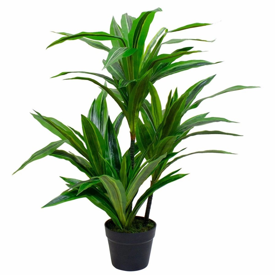 * Artificial Plants | Artificial Plants Northlight Seasonal 37 Artificial Dracaena Potted Plant