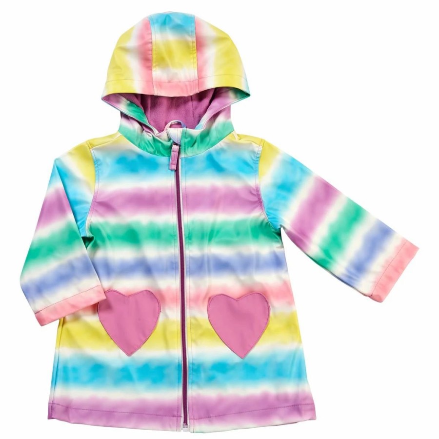 * Coats | Coats Toddler Girl Pink Platinum Tie Dye Raincoat