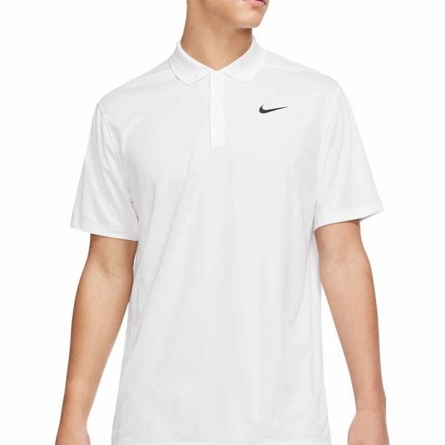 * Men'S | Nike Court Men'S Tennis Polo White