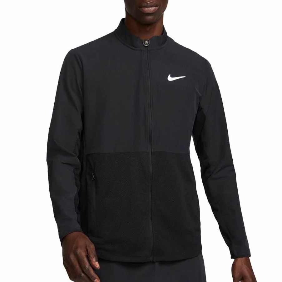 * Men'S | Nike Court Advantage Men'S Tennis Jacket Black