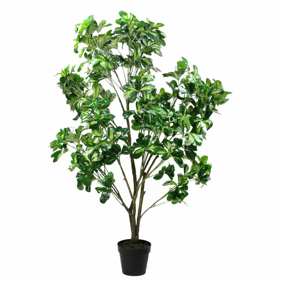 * Artificial Plants | Artificial Plants Northlight Seasonal 51In. Potted Artificial Green Scheffera Plant