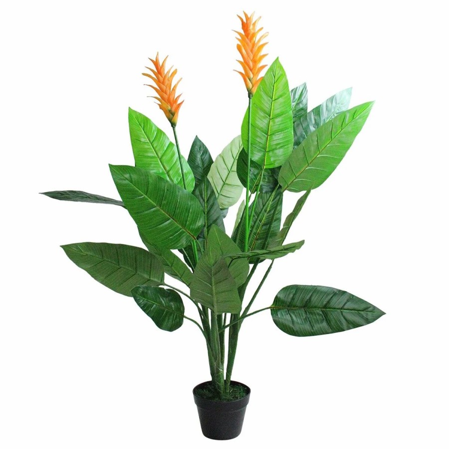 * Artificial Plants | Artificial Plants Northlight Seasonal 50 Artificial Bird Of Paradise Potted Plant