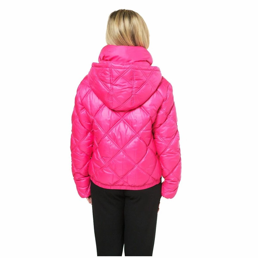 * Coats | Coats Womens Kenneth Cole Short Puffer Jacket With Side Zip