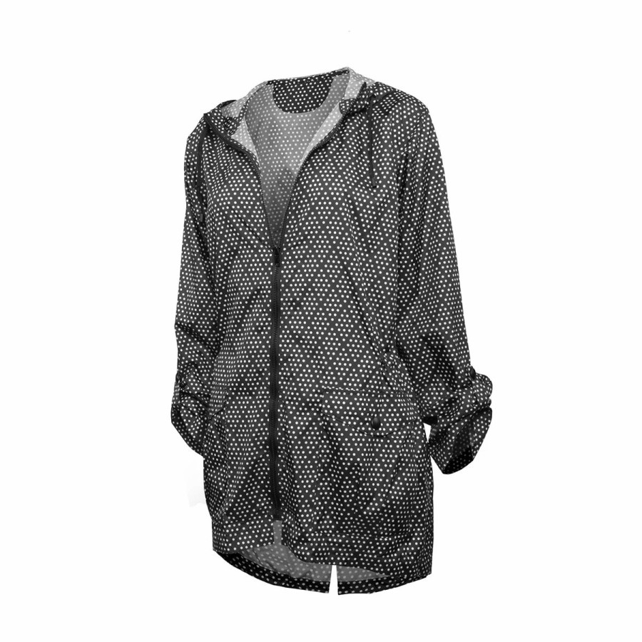 * Coats | Coats Womens Shedrain Hi Low Poncho Rain Jacket Diamond Dot