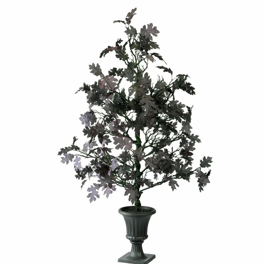 * Artificial Plants | Artificial Plants National Tree 48In. Potted Halloween Oak Tree