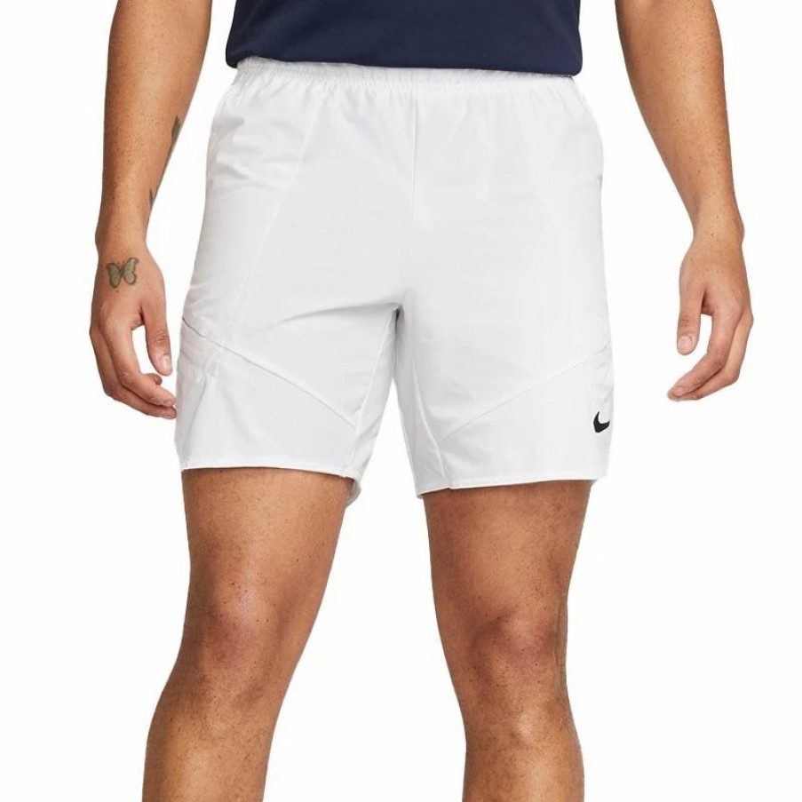 * Men'S | Nike Court Advantage 7 Men'S Tennis Short White