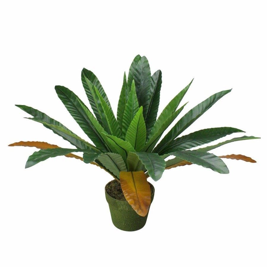 * Artificial Plants | Artificial Plants Northlight Seasonal 22 Artificial Bird Nest Fern Potted Plant