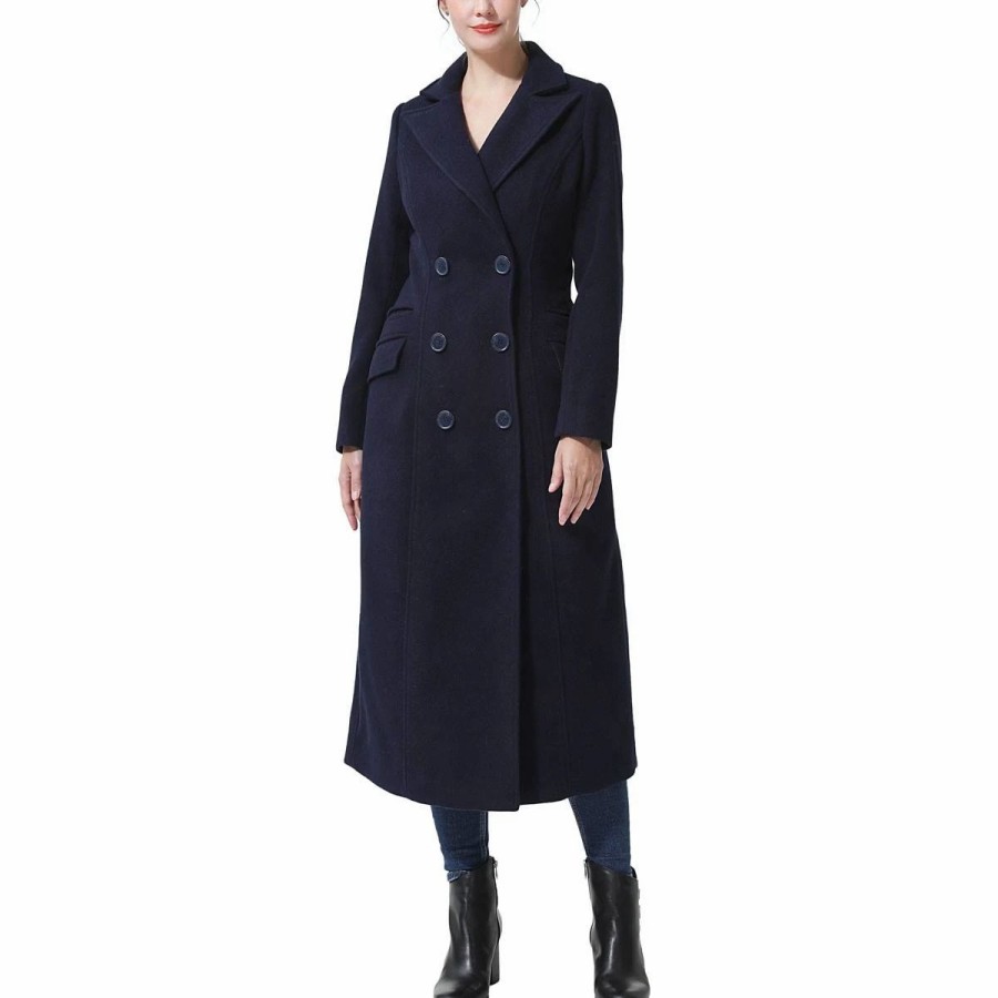 * Coats | Coats Womens Bgsd Full Length Long Wool Peacoat