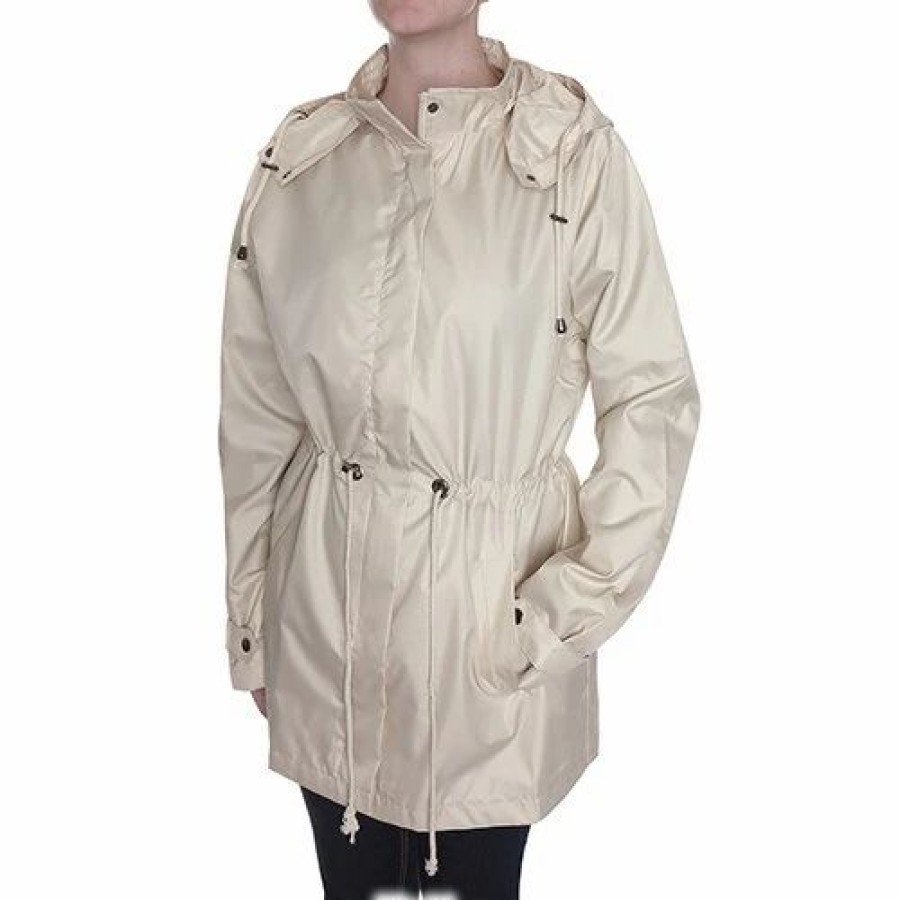 * Coats | Coats Womens Capelli Solid Cinched Waist Rain Slicker