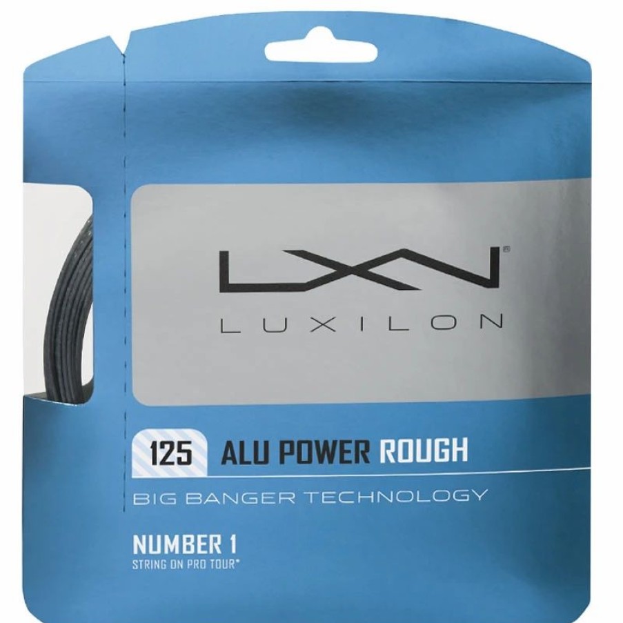 * Sets | Luxilon Alu Power Rough 125 Tennis String Set Silver