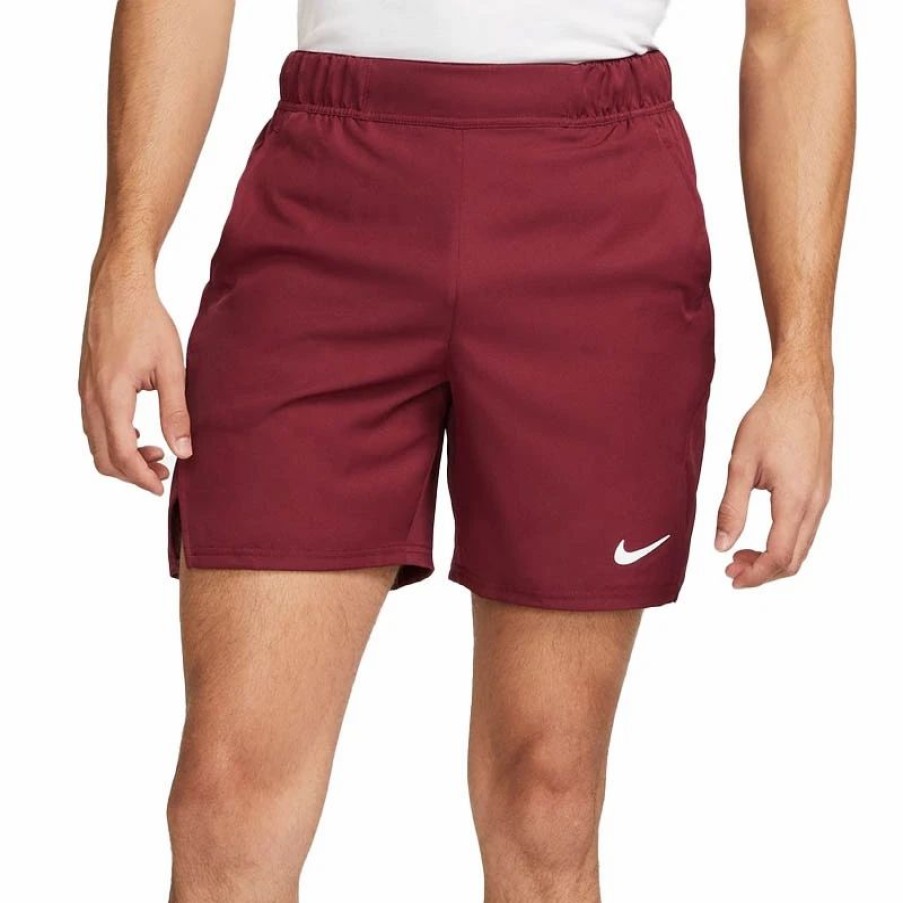 * Men'S | Nike Court Victory 7 Men'S Tennis Short Burgundy