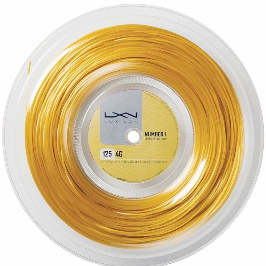 * Reels | Luxilon 4G 125 Tennis String Reel Gold