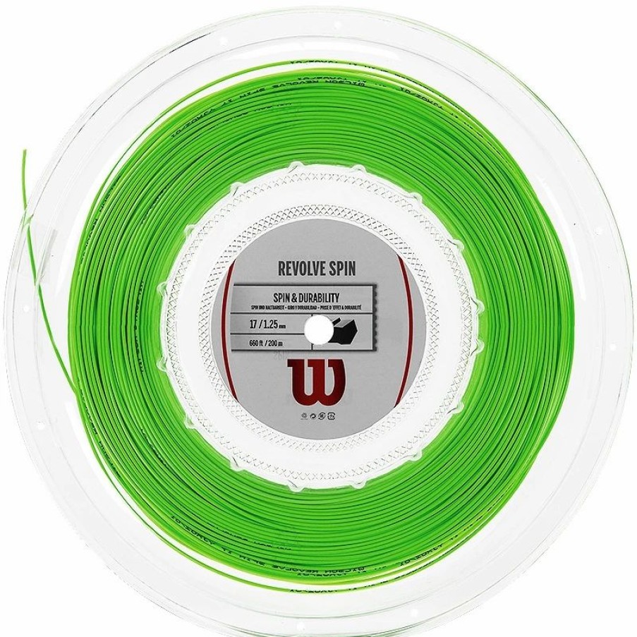 * Reels | Wilson Revolve Spin 17 Tennis String Reel Neon Green