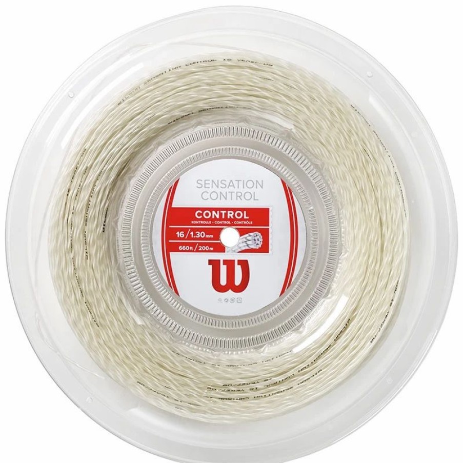 * Reels | Wilson Sensation Control 16 Tennis String Reel Natural