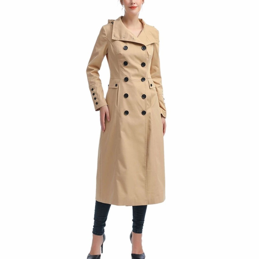 * Coats | Coats Womens Bgsd Waterproof Hooded Maxi Trench Coat