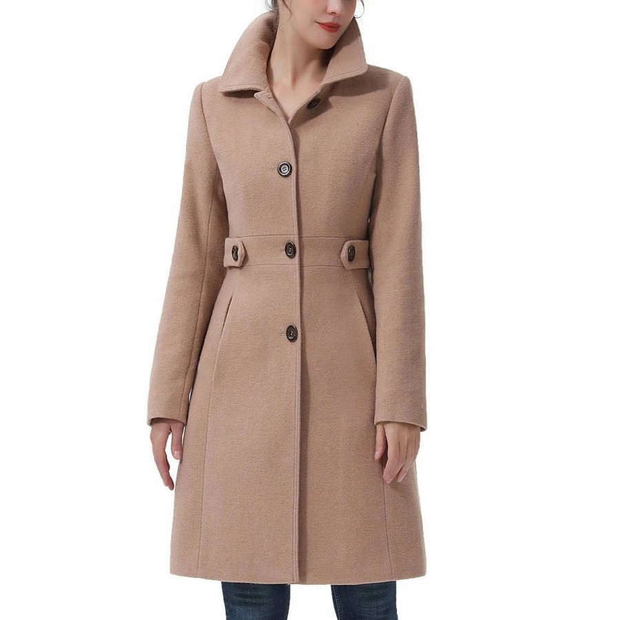 * Coats | Coats Womens Bgsd Classic Mid-Length Wool Walking Coat