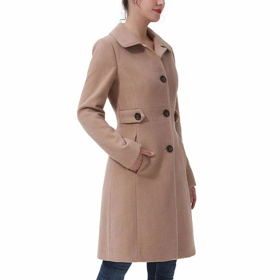 * Coats | Coats Womens Bgsd Classic Mid-Length Wool Walking Coat