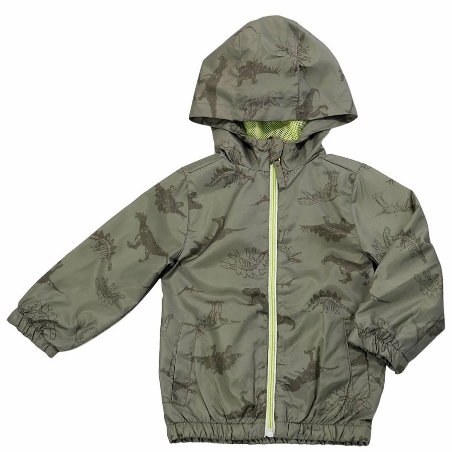 * Coats | Coats Toddler Boy Ixtreme Dinosaur Print Windbreaker Jacket