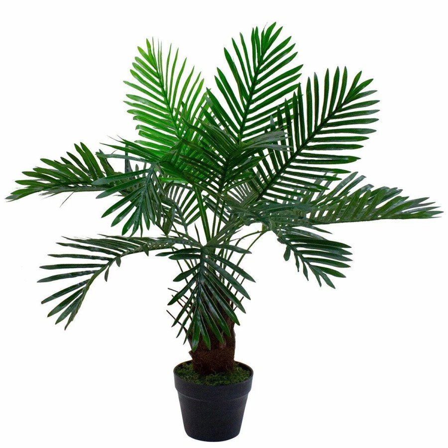 * Artificial Plants | Artificial Plants Northlight Seasonal 35In. Artificial Miniature Potted Palm Plant