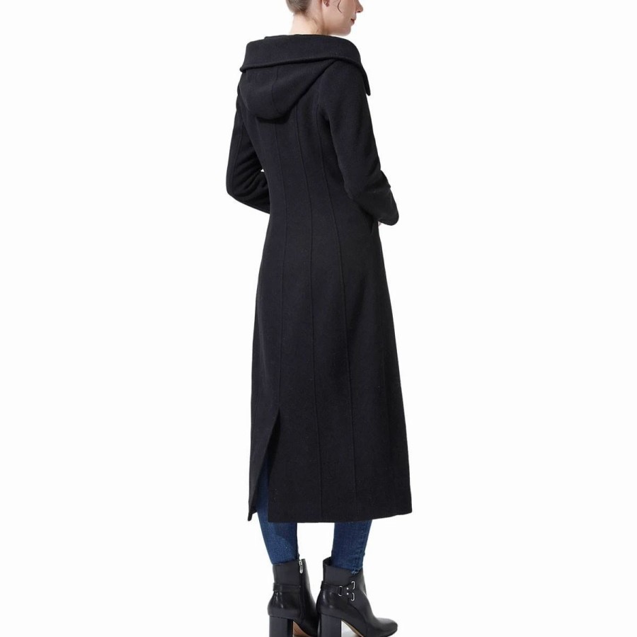 * Coats | Coats Womens Bgsd Hooded Full Length Wool Coat