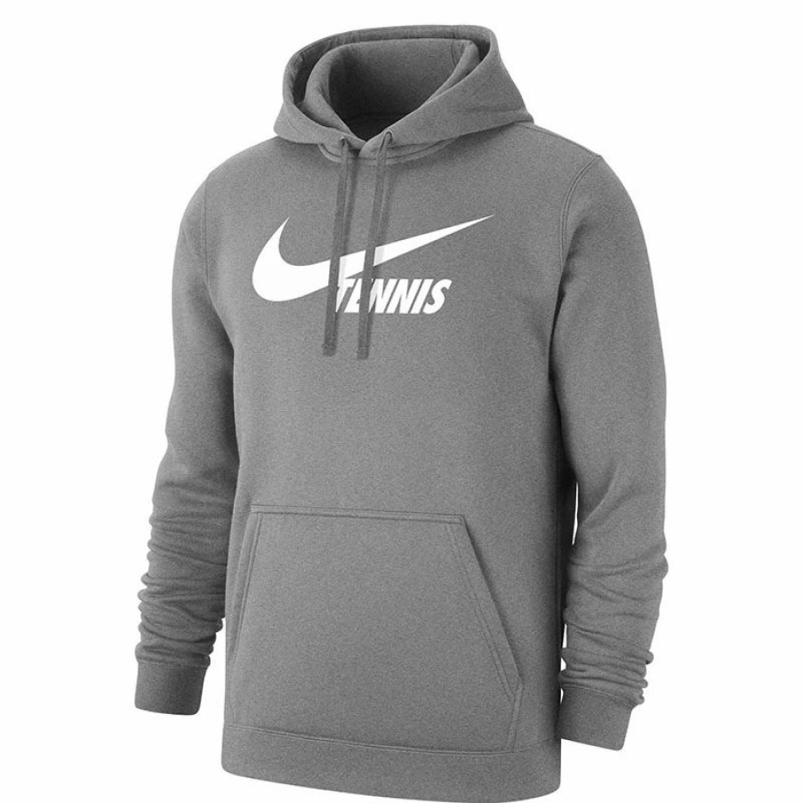 * Men'S | Nike Tennis Graphic Club Men'S Tennis Hoodie Grey