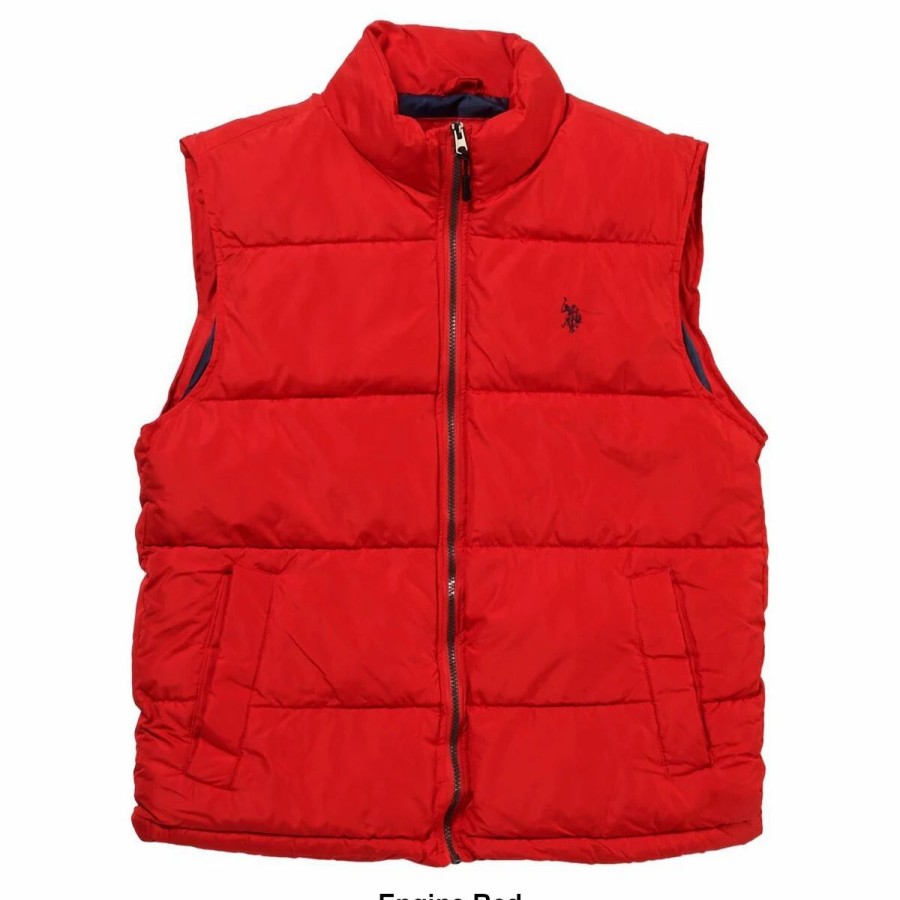 * Coats | Coats Mens U.S. Polo Assn. Solid Signature Puffer Vest