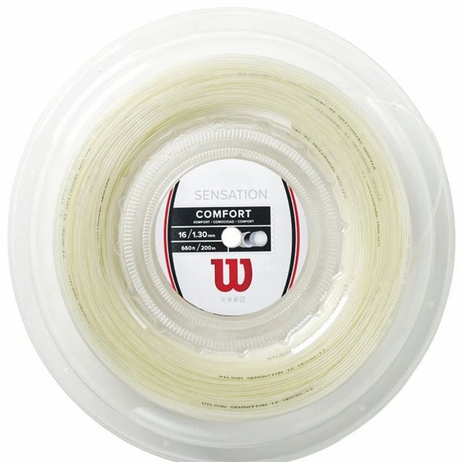 * Reels | Wilson Sensation 16 Tennis String Reel Natural