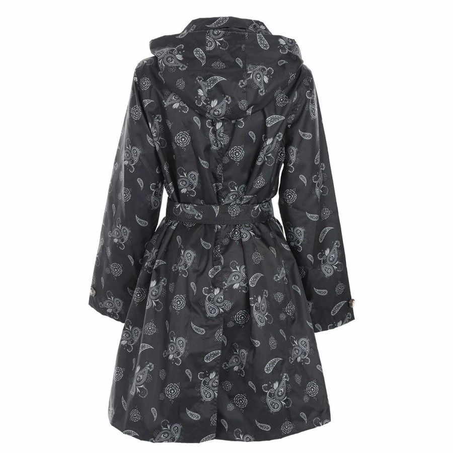 * Coats | Coats Womens Capelli Floral Paisley Mid Length Trench Coat