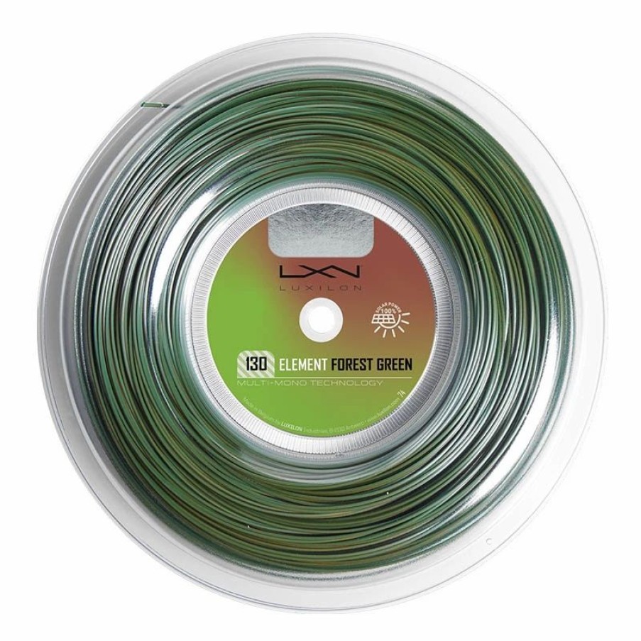 * Reels | Luxilon Element 130 Tennis String Reel Green