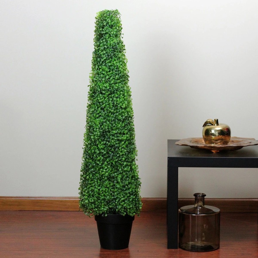 * Artificial Plants | Artificial Plants Northlight Seasonal 45In. Unlit Artificial Boxwood Topiary Tree