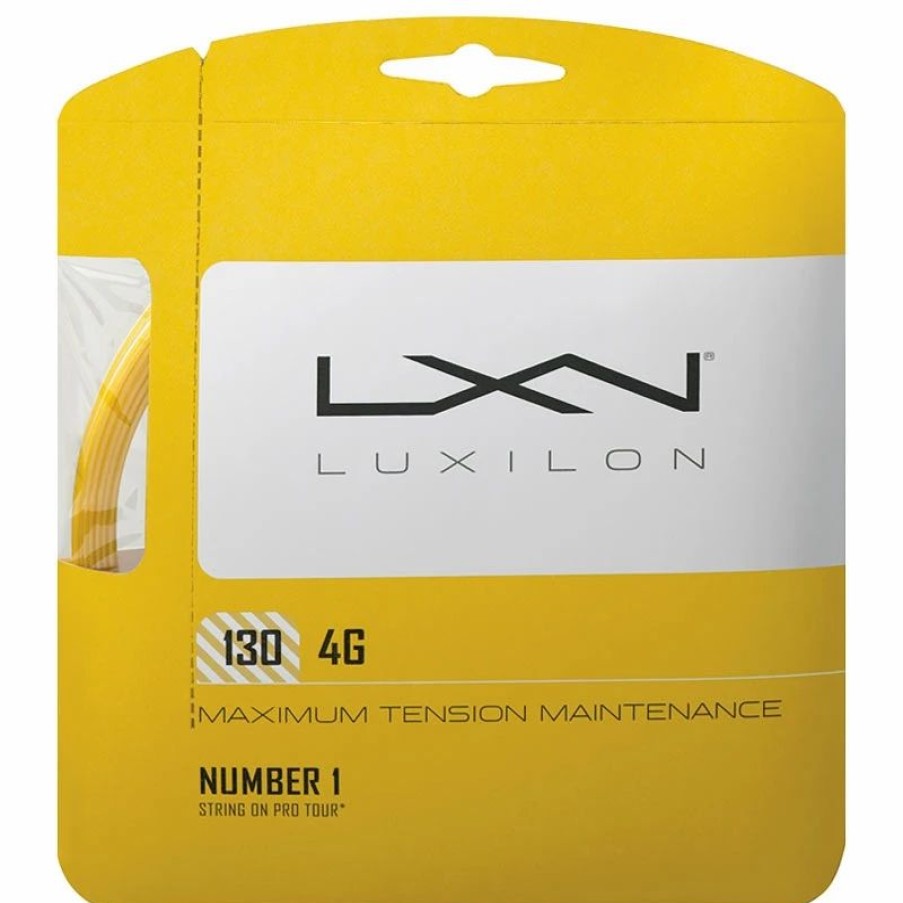 * Sets | Luxilon 4G 130 Tennis String Set Gold