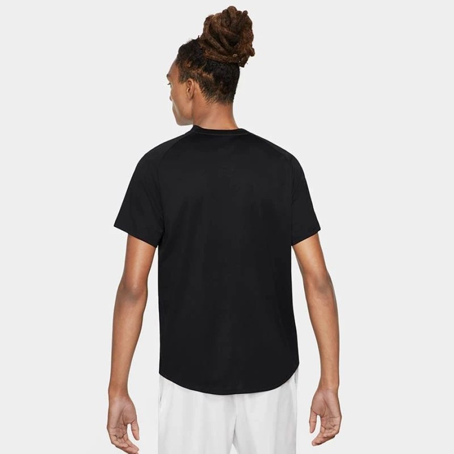 * Men'S | Nike Court Dry Victory Men'S Tennis Crew Black