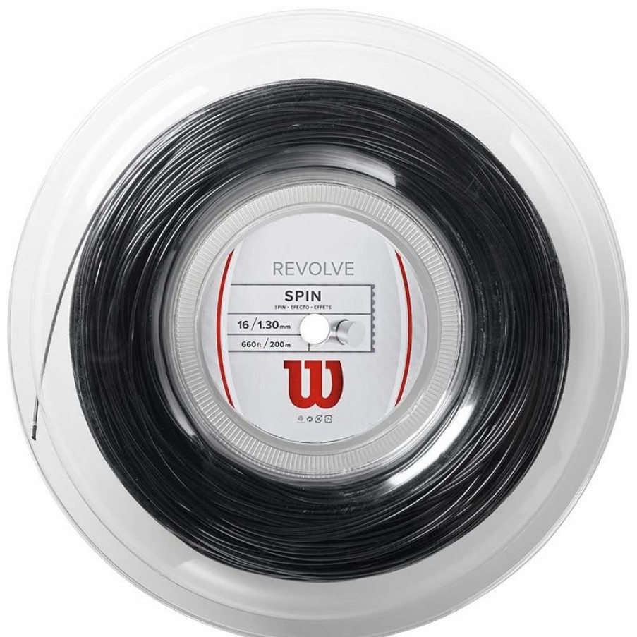 * Reels | Wilson Revolve 16 Tennis String Reel Black