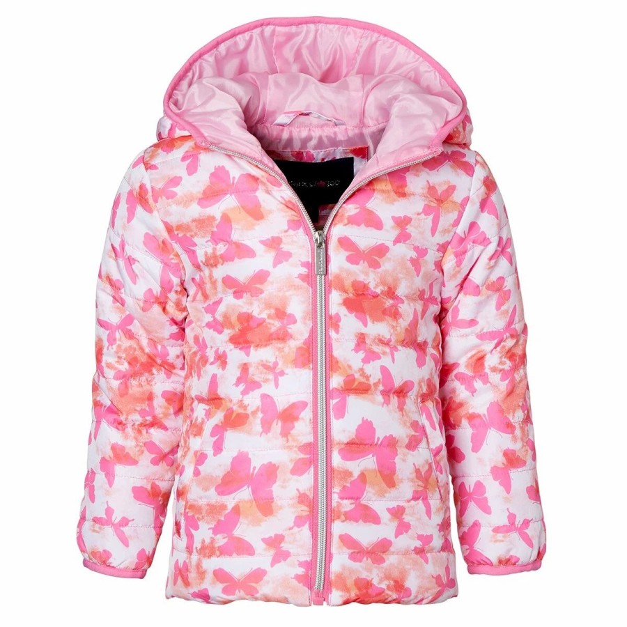 * Coats | Coats Girls (4-6X) Limited Too Packable Butterfly Print Jacket