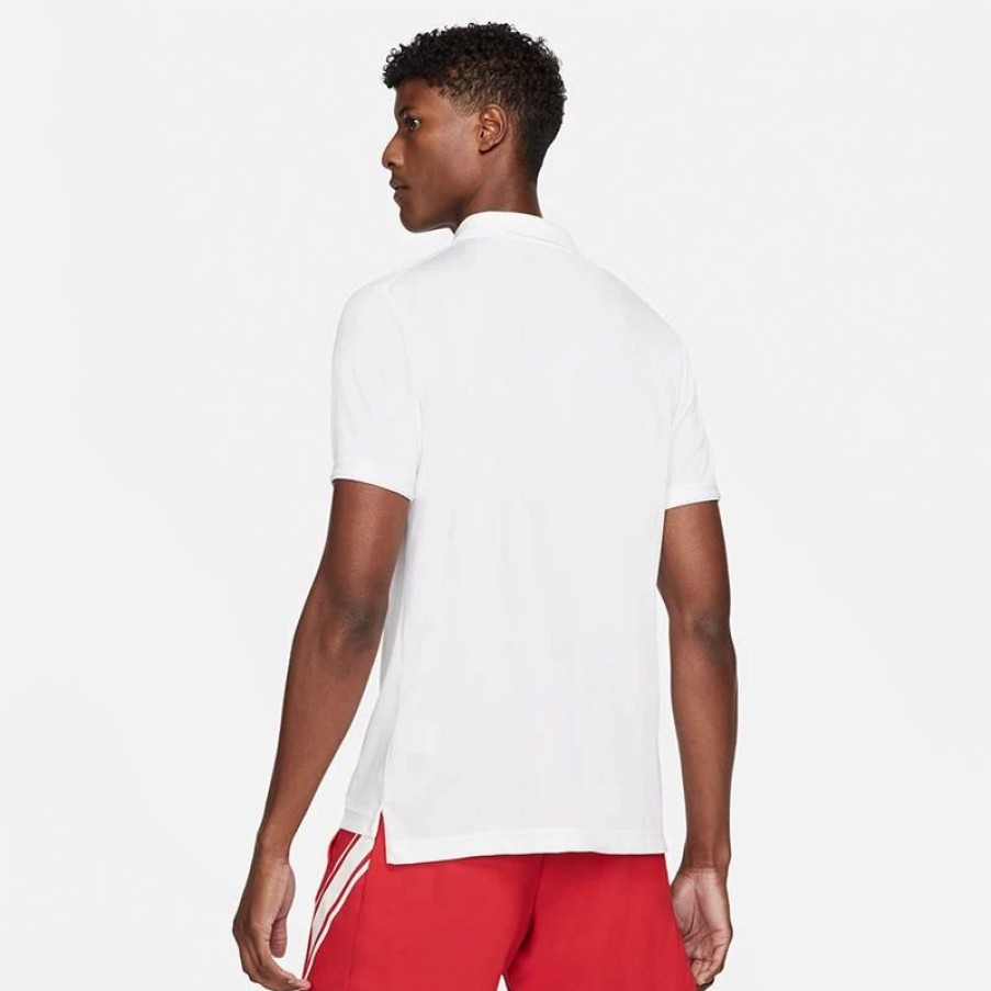 * Men'S | Nike Court Dry Victory Men'S Tennis Polo White