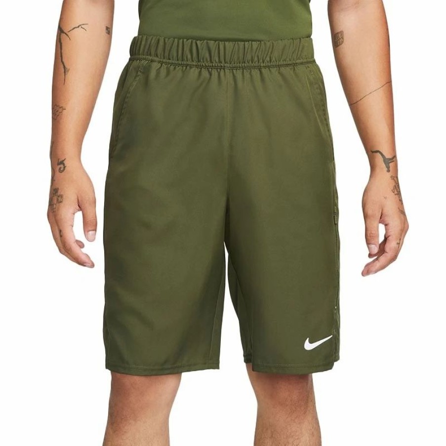 * Men'S | Nike N.E.T. 11 Woven Men'S Tennis Short Green