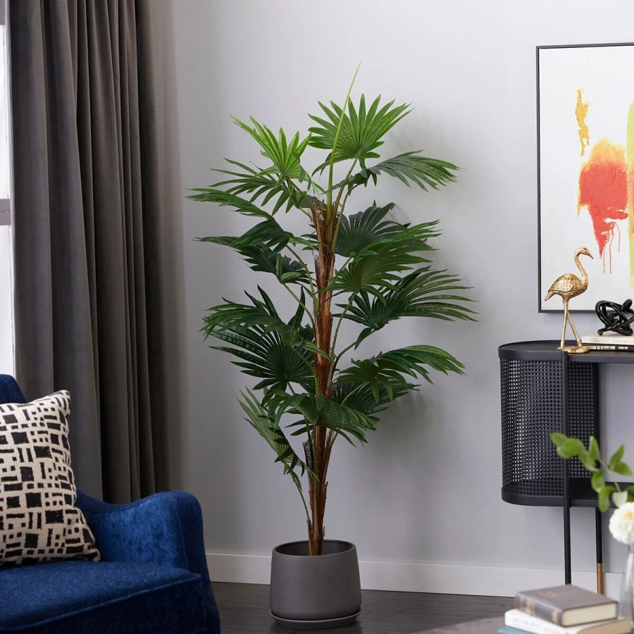 * Artificial Plants | Artificial Plants 9Th & Pike Artificial Fountain Palm Tree