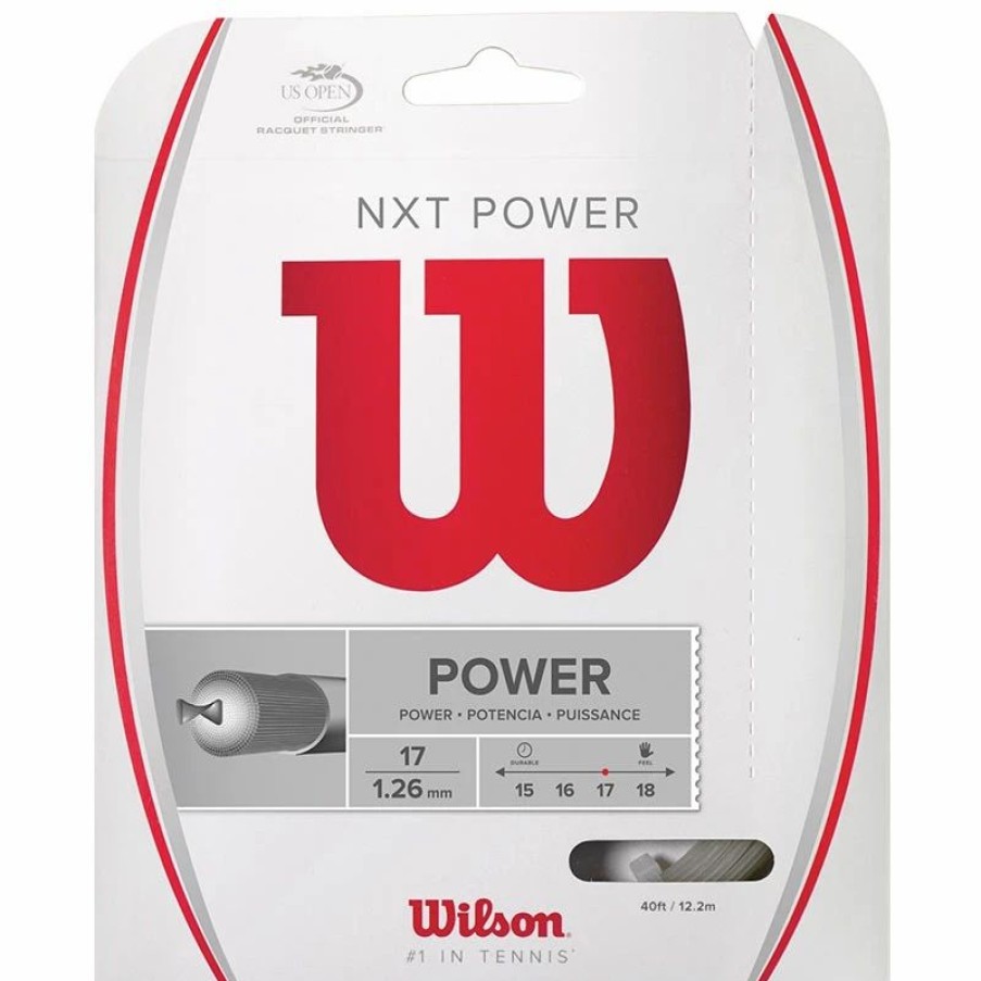 * Sets | Wilson Nxt Power 17 Tennis String Set Natural