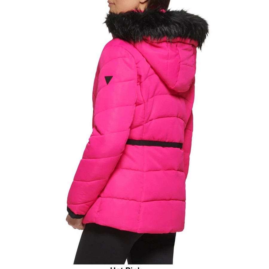 * Coats | Coats Womens Guess Short Heavy Polyfill Down & Puffer Jacket