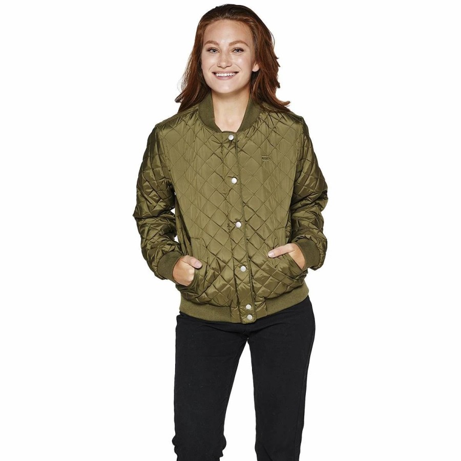 * Coats | Coats Womens Levi'S Quilted Bomber Jacket With Sherpa