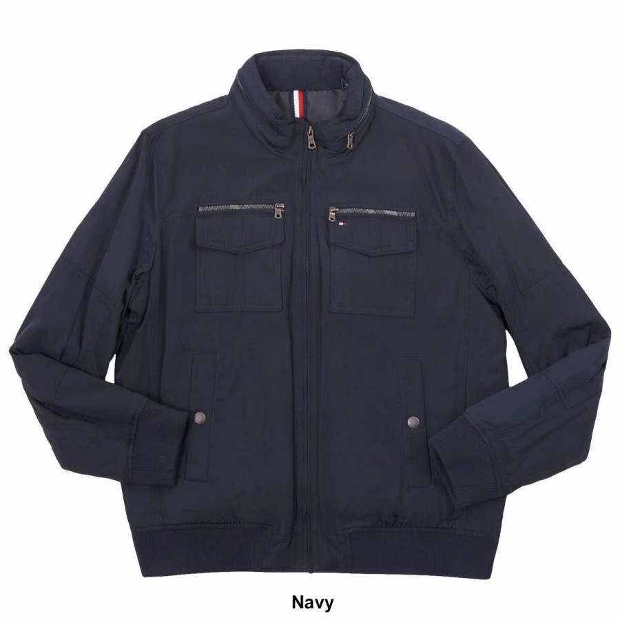 * Coats | Coats Mens Tommy Hilfiger Performance Water And Wind Resistant Bomber