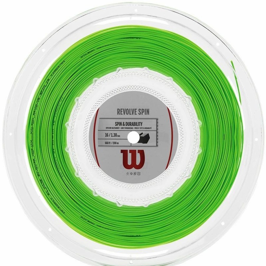 * Reels | Wilson Revolve Spin 16 Tennis String Reel Neon Green