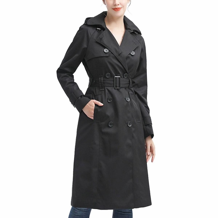 * Coats | Coats Womens Bgsd Waterproof 3/4 Length Hooded Trench Coat