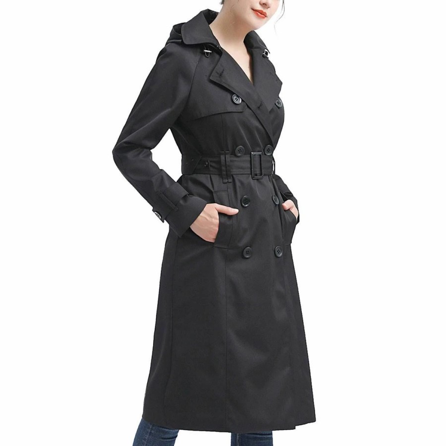 * Coats | Coats Womens Bgsd Waterproof 3/4 Length Hooded Trench Coat